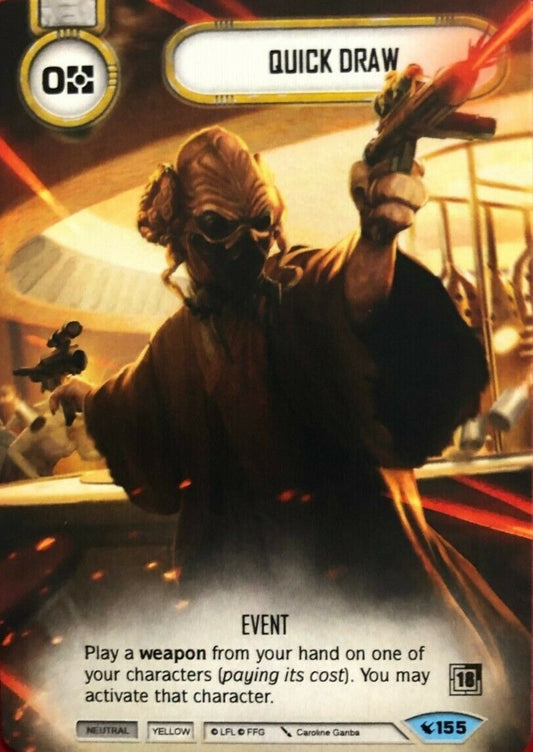 Quick Draw (LEG) Promo Star Wars Destiny Fantasy Flight Games