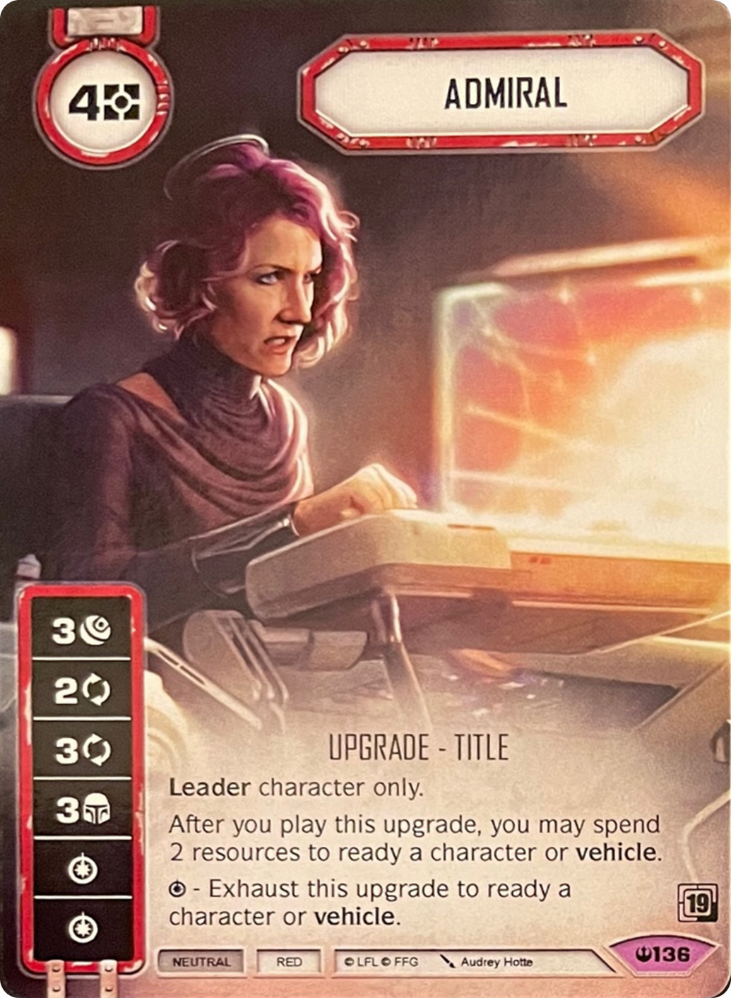 Admiral (SOH) Promo Star Wars Destiny Fantasy Flight Games