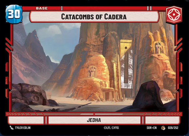 Catacombs of Cadera - Jedha (SOR) Common Star Wars Unlimited Fantasy Flight Games Standard Non-Foil