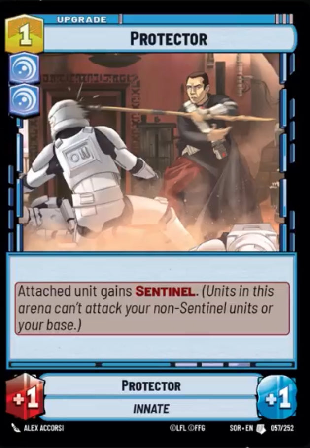 Protector (SOR) Uncommon Star Wars Unlimited Fantasy Flight Games Standard Non-Foil