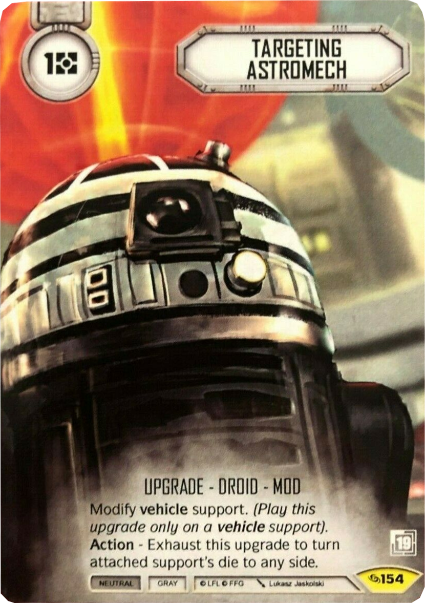Targeting Astromech (ATG) Promo Star Wars Destiny Fantasy Flight Games