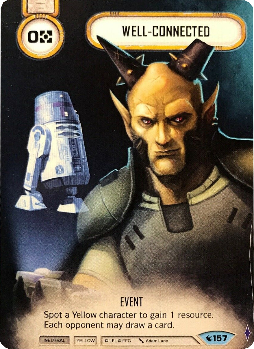 Well-Connected (LEG) Promo Star Wars Destiny Fantasy Flight Games