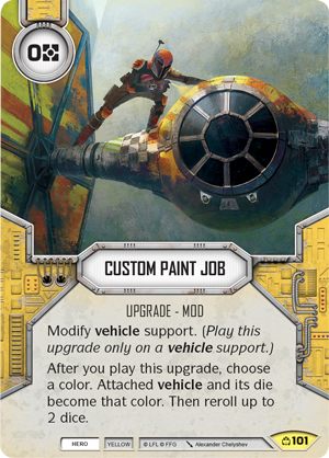 Custom Paint Job (CM) Uncommon Star Wars Destiny Fantasy Flight Games