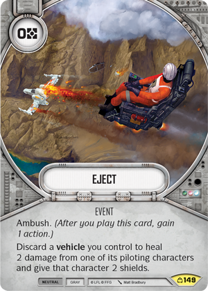 Eject (CM) Uncommon Star Wars Destiny Fantasy Flight Games