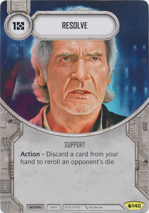 Resolve (SoR) Uncommon Star Wars Destiny Fantasy Flight Games