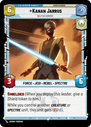 Kanan Jarrus - Help Us Survive (LOF) Rare Fantasy Flight Games Standard Non-Foil