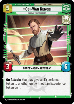 Ob-Wan Kenobi - iCourage Makes Heroes (LOF) Common Fantasy Flight Games Standard Non-Foil