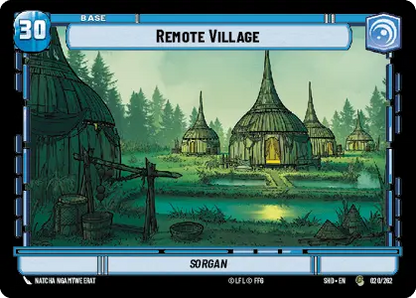 Remote Village - Sorgan (SHD) Common  Fantasy Flight Games Standard Non-Foil 