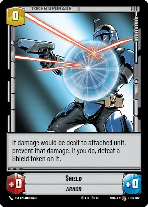 Experience / Shield Token (SHD) Common Star Wars Unlimited Fantasy Flight Games   