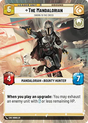 The Mandalorian - Sworn to the Creed (SHD) Starter Star Wars Unlimited Fantasy Flight Games   