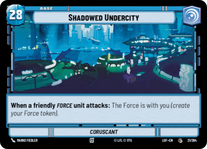 Shadowed Undercity (LOF) Common Fantasy Flight Games Standard Non-Foil