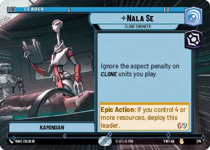 Nala Se - Clone Engineer (TWI) Rare Star Wars Unlimited Fantasy Flight Games Hyperspace Non-Foil 