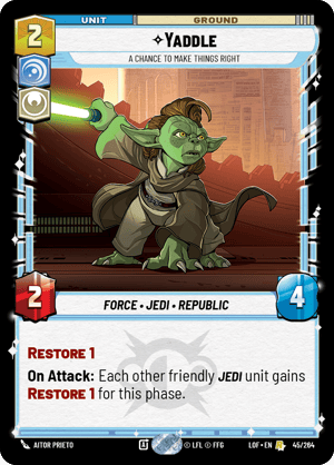 Yaddle - A Chance To Make Things Right (LOF) Rare Fantasy Flight Games Standard Non-Foil