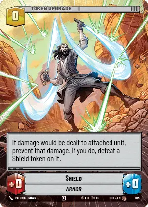 Shield Token (LOF) Common Star Wars Unlimited Fantasy Flight Games