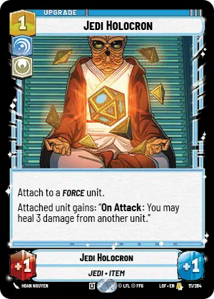 Jedi Holocron (LOF) Rare Fantasy Flight Games Standard Non-Foil