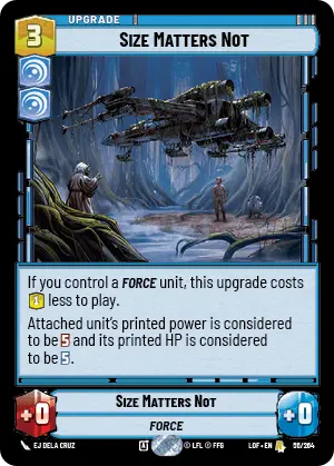 Size Matters Not (LOF) Rare Fantasy Flight Games Standard Non-Foil