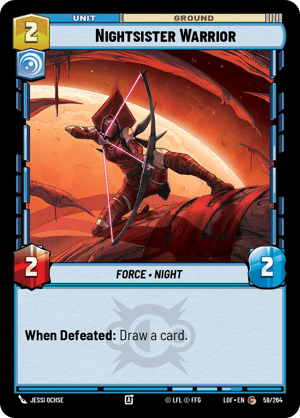 Nightsister Warrior (LOF) Common Fantasy Flight Games Standard Non-Foil