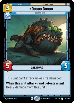 Oggdo Bogdo - Bogano Brute (LOF) Rare Fantasy Flight Games Standard Non-Foil