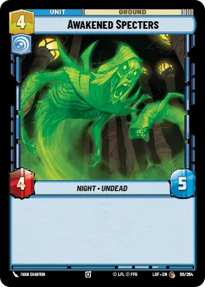Awakened Specters (LOF) Common Fantasy Flight Games Standard Non-Foil