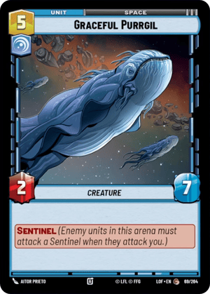 Graceful Purrgil (LOF) Common Fantasy Flight Games Standard Non-Foil