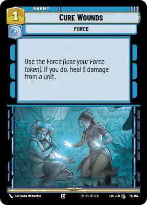 Cure Wounds (LOF) Common Fantasy Flight Games Standard Non-Foil