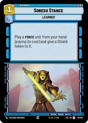 Soresu Stance (LOF) Uncommon Fantasy Flight Games Standard Non-Foil