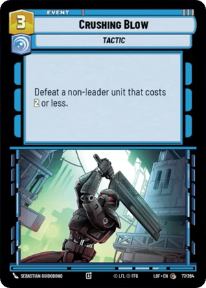 Crushing Blow (LOF) Common Fantasy Flight Games Standard Non-Foil