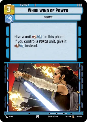 Whirlwind of Power (LOF) Common Fantasy Flight Games Standard Non-Foil