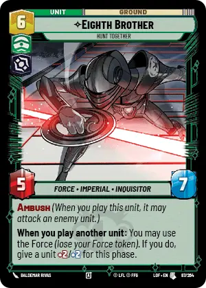 Eighth Brother - Hunt Together (LOF) Uncommon Fantasy Flight Games Standard Non-Foil