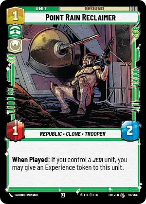 Point Rain Reclaimer (LOF) Common Fantasy Flight Games Standard Non-Foil