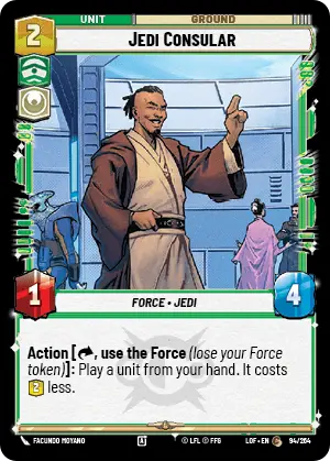 Jedi Consular (LOF) Common Fantasy Flight Games Standard Non-Foil
