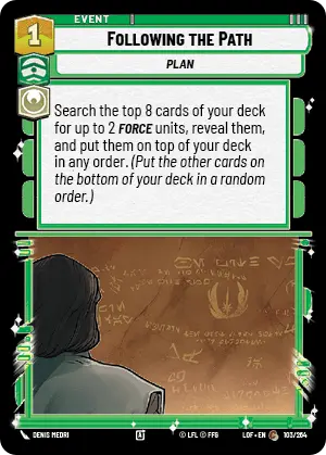Following the Path (LOF) Common Fantasy Flight Games Standard Non-Foil