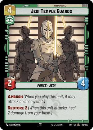 Jedi Temple Guards (LOF) Common Fantasy Flight Games Standard Non-Foil