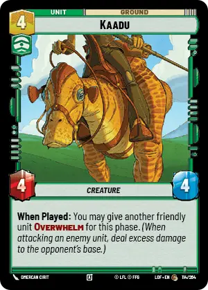 Kaadu (LOF) Common Fantasy Flight Games Standard Non-Foil