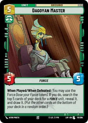 Dagoyan Master (LOF) Uncommon Fantasy Flight Games Standard Non-Foil