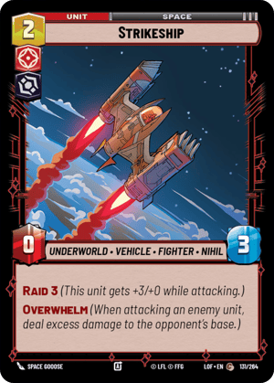 Strikeship (LOF) Common Fantasy Flight Games Standard Non-Foil