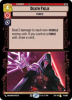 Death Field (LOF) Rare Fantasy Flight Games Standard Non-Foil
