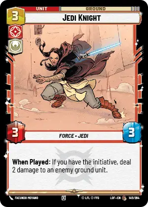 Jedi Knight (LOF) Common Fantasy Flight Games Standard Non-Foil