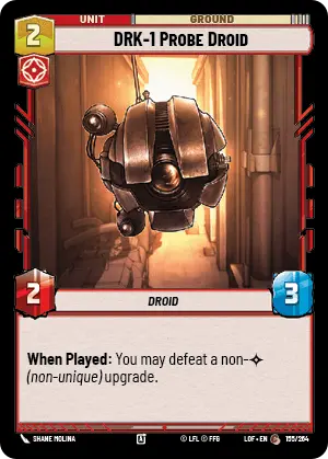 DRK-1 Probe Droid (LOF) Common Fantasy Flight Games Standard Non-Foil