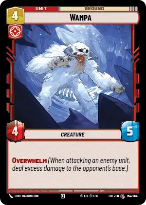 Wampa (LOF) Common Fantasy Flight Games Standard Non-Foil