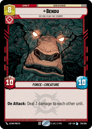 Bendu - Do You Fear the Storm? (LOF) Legendary Fantasy Flight Games Standard Non-Foil