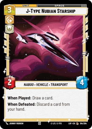 J-Type Nubian Starship (LOF) Common Fantasy Flight Games Standard Non-Foil