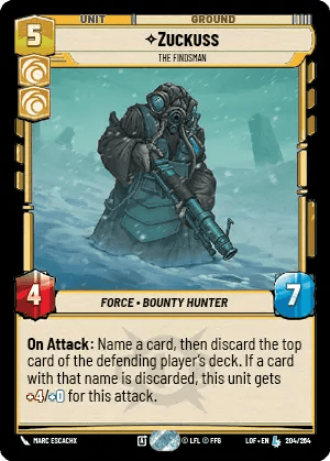 Zuckuss - The Findsman (LOF) Legendary Fantasy Flight Games Standard Non-Foil