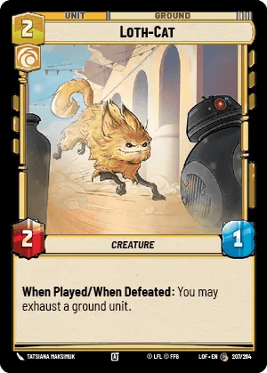 Loth-Cat (LOF) Common Fantasy Flight Games Standard Non-Foil