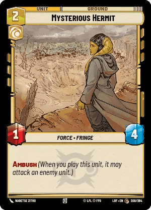 Mysterious Hermit (LOF) Common Fantasy Flight Games Standard Non-Foil