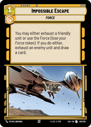 Impossible Escape (LOF) Uncommon Fantasy Flight Games Standard Non-Foil