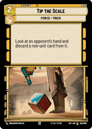 Tip the Scale (LOF) Common Fantasy Flight Games Standard Non-Foil