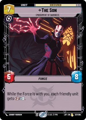 The Son - Embodiment of Darkness (LOF) Rare Fantasy Flight Games Standard Non-Foil