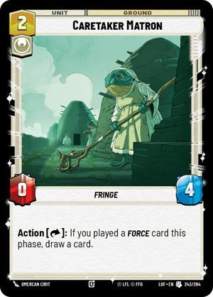 Caretaker Matron (LOF) Uncommon Fantasy Flight Games Standard Non-Foil