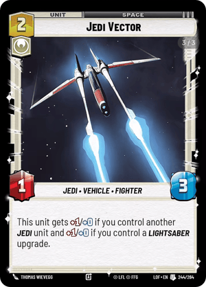 Jedi Vector (LOF) Uncommon Fantasy Flight Games Standard Non-Foil